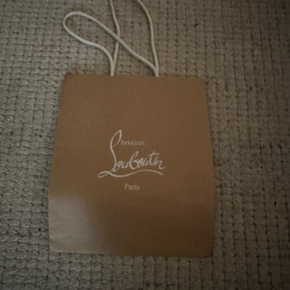 Christian Louboutin Brown Shopping Bag